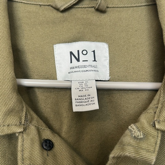 H&M. Green Men's Jacket - Picture 3 of 5